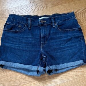 Levi's Dark Blue Jean Shorts for Women